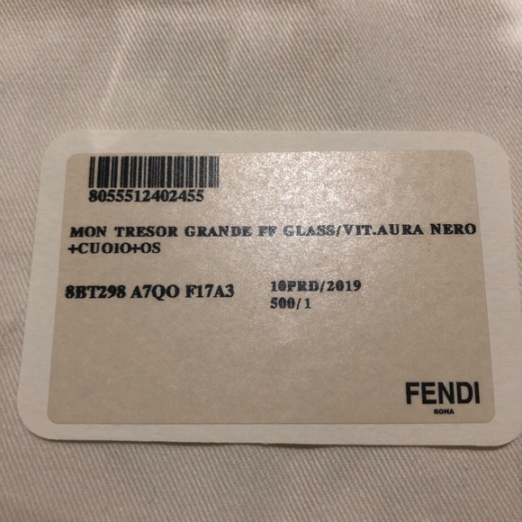 FENDI Mon Tresor Grande Bucket Bag - Black/Tan - Picture 7 of 8